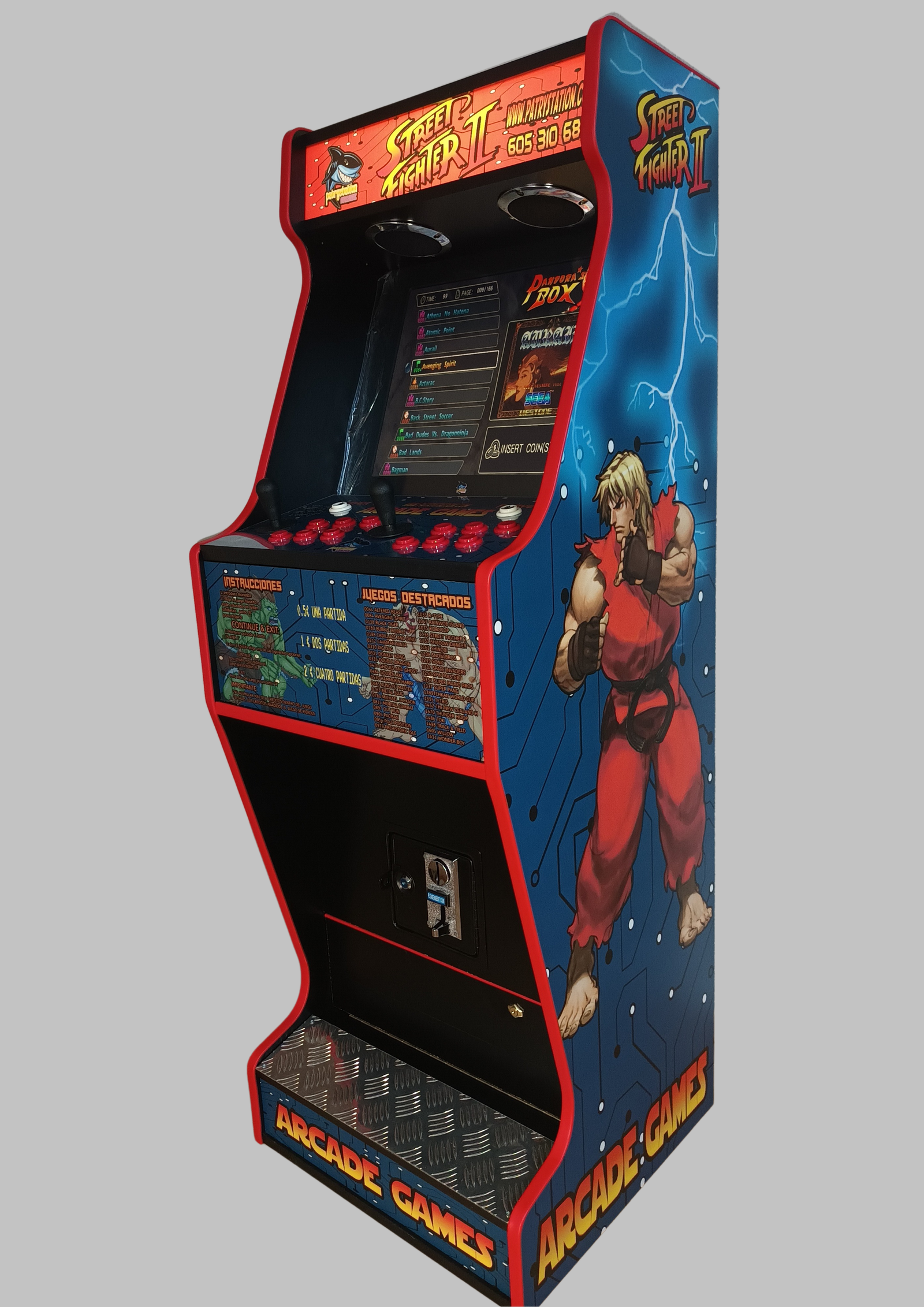 Máquina recreativa Máquina arcade: Patrystation Modelo Negocios con Monedero (2.800 juegos) 1 Pieza - imagen 3